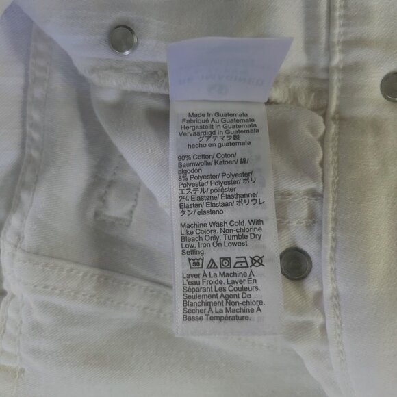 JCrew Size 27 (US4) White Vintage Straight Jeans - Picture 4 of 4